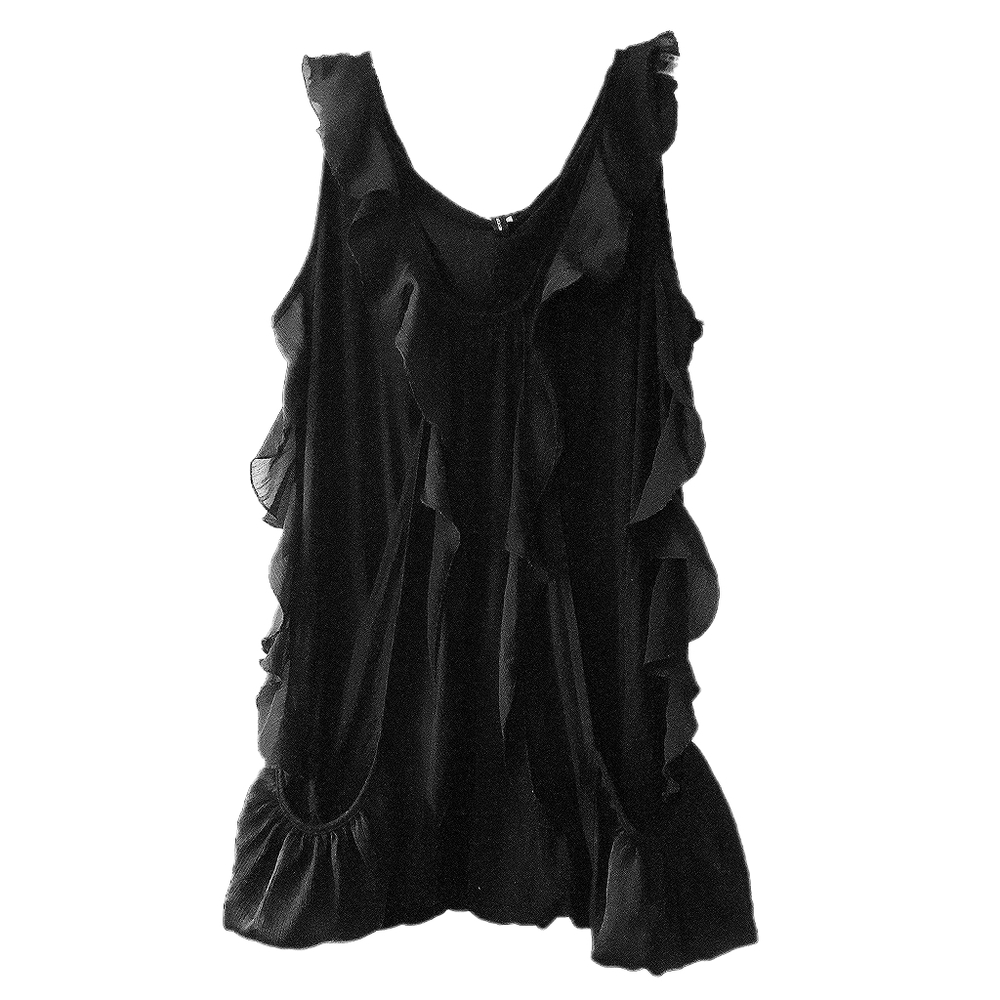 Chic Ruffle Sleeveless Blouse - Picture 1 of 2